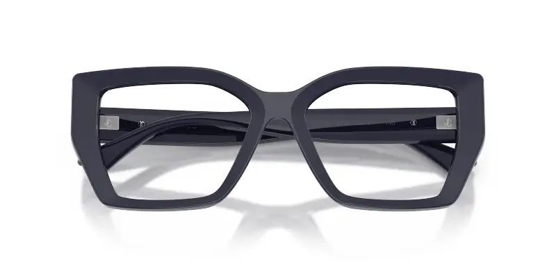 Donna Jimmy Choo JC3053JU 5016 Montature da vista Acetato Blu Trasparente Geometrica Normale miniatura 2