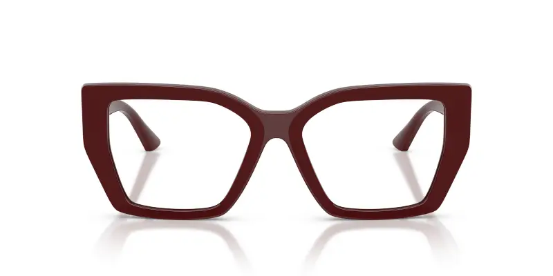 Donna Jimmy Choo JC3053JU 5057 Montature da vista Acetato Rosso Trasparente Geometrica Normale miniatura 3
