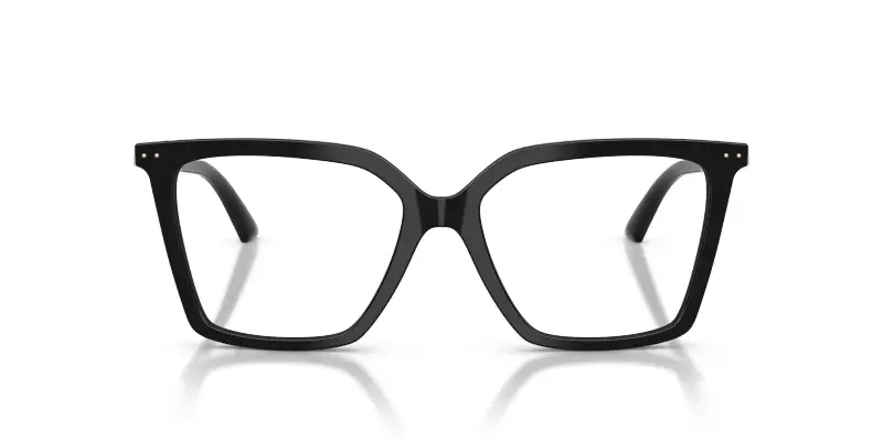 Donna Jimmy Choo JC3054U 5000 Montature da vista Acetato Nero Trasparente Cat Eye Normale miniatura 3