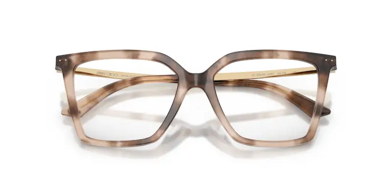 Donna Jimmy Choo JC3054U 5097 Montature da vista Acetato Tartaruga Trasparente Cat Eye Normale miniatura 2