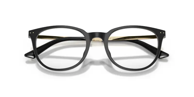 Donna Jimmy Choo JC3055D 5000 Montature da vista Acetato Nero Trasparente Pantos Normale miniatura 2