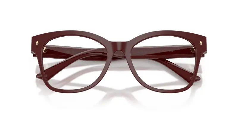 Donna Jimmy Choo JC3056 5057 Montature da vista Acetato Rosso Trasparente Squadrata Normale miniatura 2