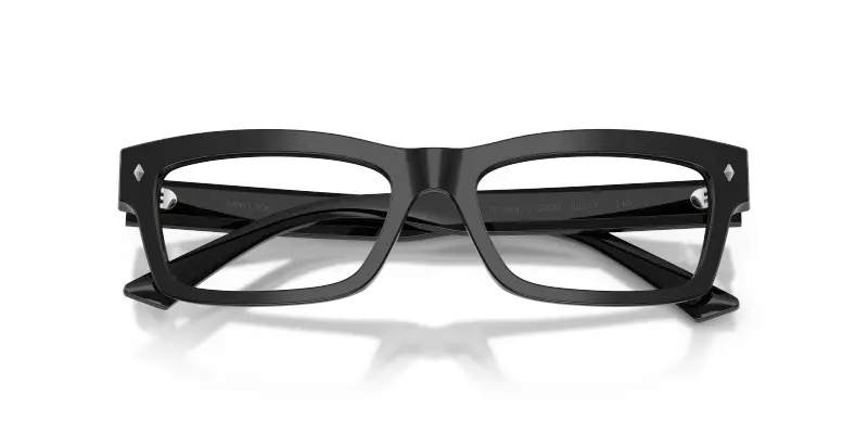 Donna Jimmy Choo JC3057U 5000 Montature da vista Acetato Nero Trasparente Squadrata Normale miniatura 2