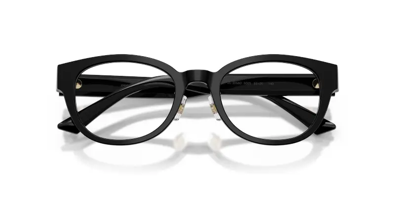 Donna Jimmy Choo JC3058D 5000 Montature da vista Acetato Nero Trasparente Pantos Normale miniatura 2