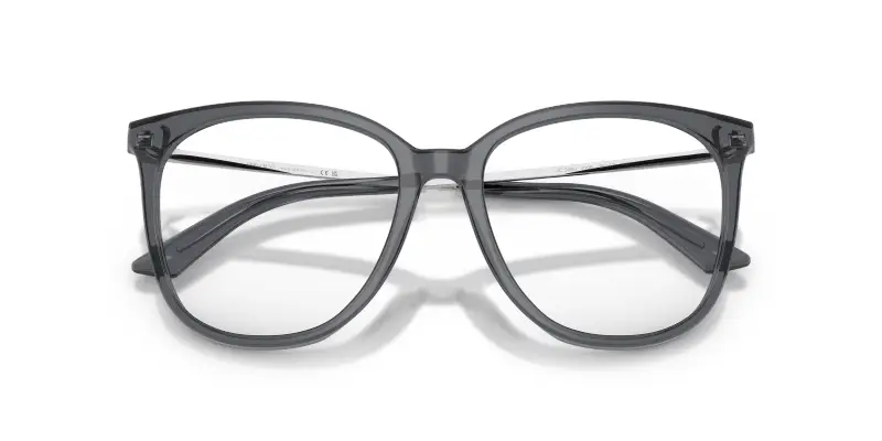Donna Jimmy Choo JC3060 5106 Montature da vista Acetato Grigio Trasparente Pantos Normale miniatura 2