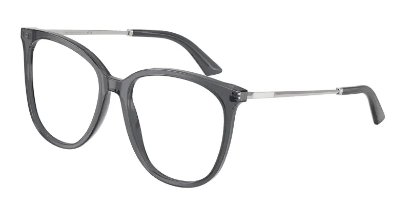 Donna Jimmy Choo JC3060 5106 Montature da vista Acetato Grigio Trasparente Pantos Normale