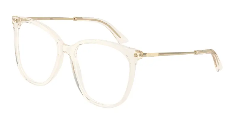 Donna Jimmy Choo JC3060 5107 Montature da vista Acetato Marrone Trasparente Pantos Normale
