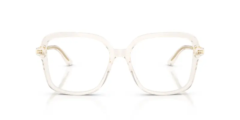 Donna Jimmy Choo JC3061U 5107 Montature da vista Acetato Marrone Trasparente Squadrata Normale miniatura 3