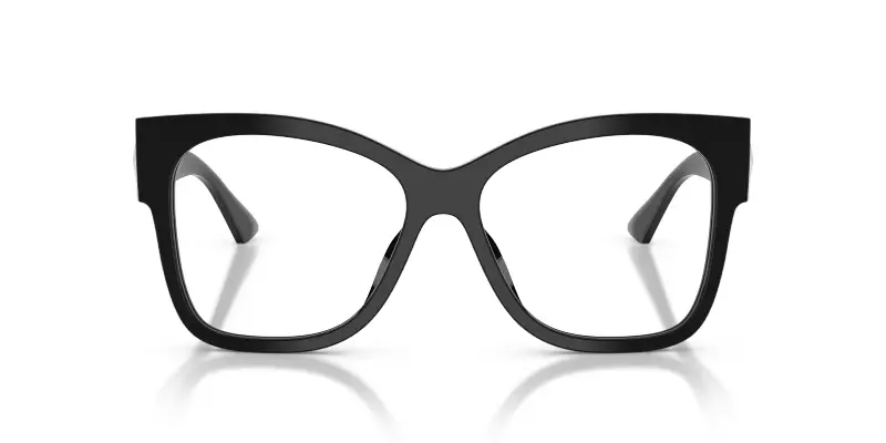 Donna Jimmy Choo JC3062U 5000 Montature da vista Acetato Nero Trasparente Squadrata Normale miniatura 3