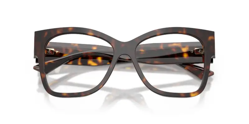 Donna Jimmy Choo JC3062U 5002 Montature da vista Acetato Tartaruga Trasparente Squadrata Normale miniatura 2