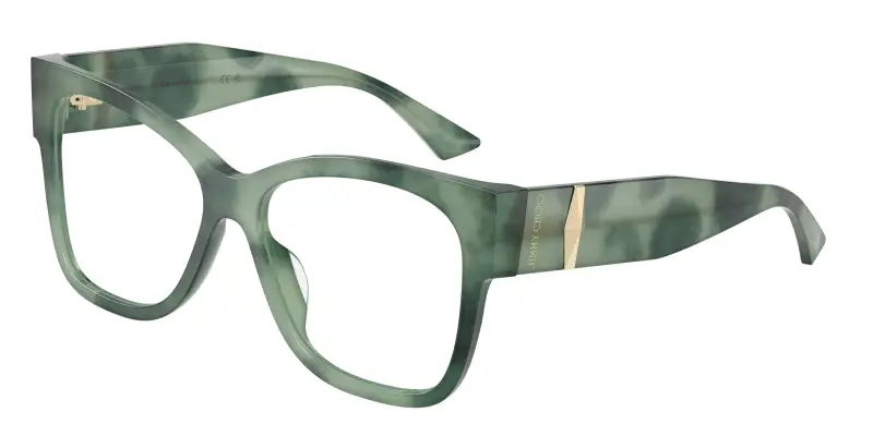 Donna Jimmy Choo JC3062U 5099 Montature da vista Acetato Verde Trasparente Squadrata Normale