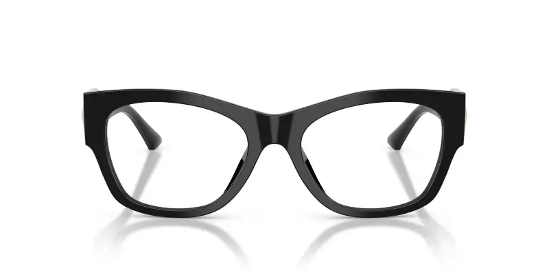 Donna Jimmy Choo JC3063U 5000 Montature da vista Acetato Nero Trasparente Pillow Normale miniatura 3