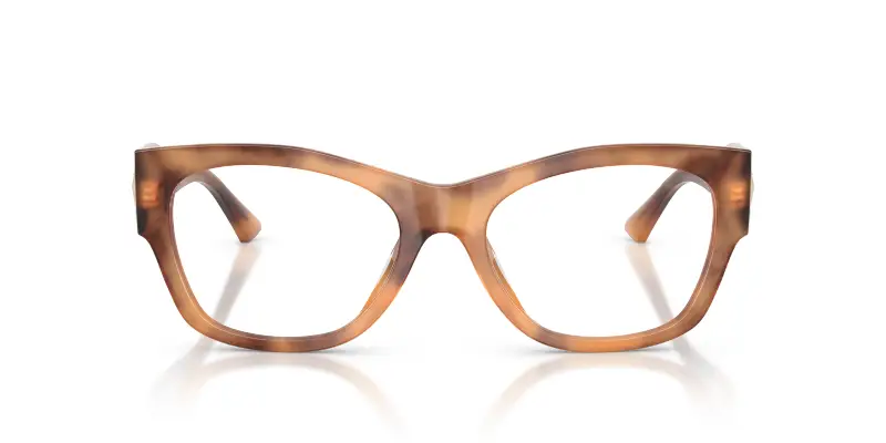 Donna Jimmy Choo JC3063U 5096 Montature da vista Acetato Marrone Trasparente Pillow Normale miniatura 3