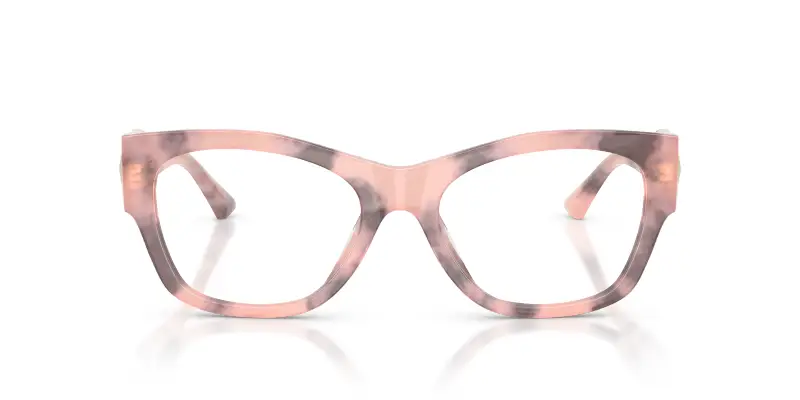 Donna Jimmy Choo JC3063U 5098 Montature da vista Acetato Rosa Trasparente Pillow Normale miniatura 3