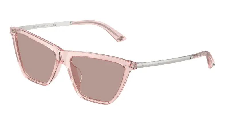 Donna Jimmy Choo JC5059U 50347N Occhiali da sole Acetato Rosa Marrone Cat Eye Normale