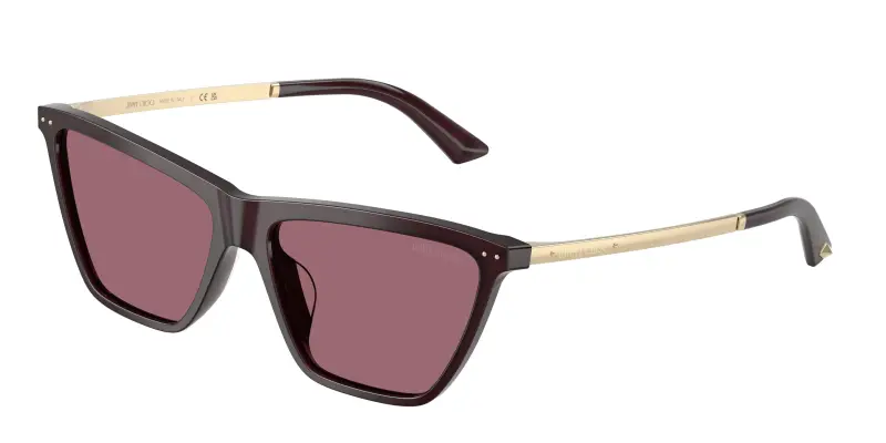 Donna Jimmy Choo JC5059U 50861A Occhiali da sole Acetato Viola Viola Cat Eye Normale