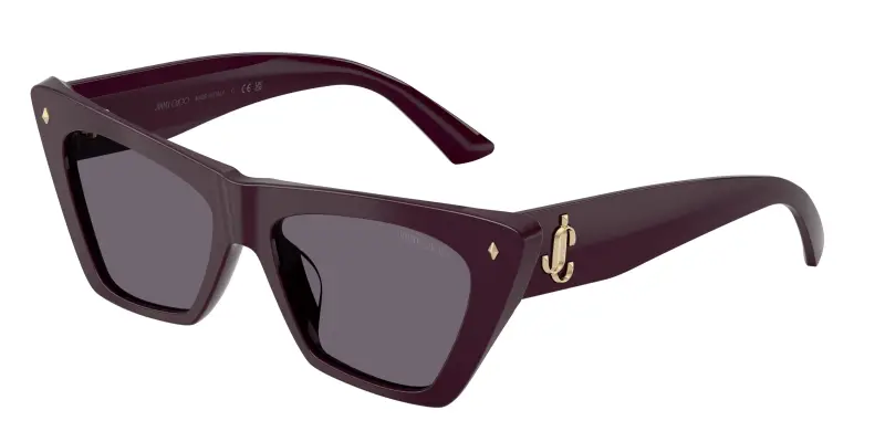 Donna Jimmy Choo JC5062U 50751A Occhiali da sole Acetato Viola Viola Cat Eye Normale