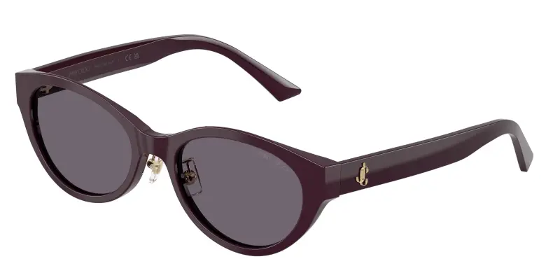 Donna Jimmy Choo JC5064D 50751A Occhiali da sole Acetato Viola Viola Rotonda Normale