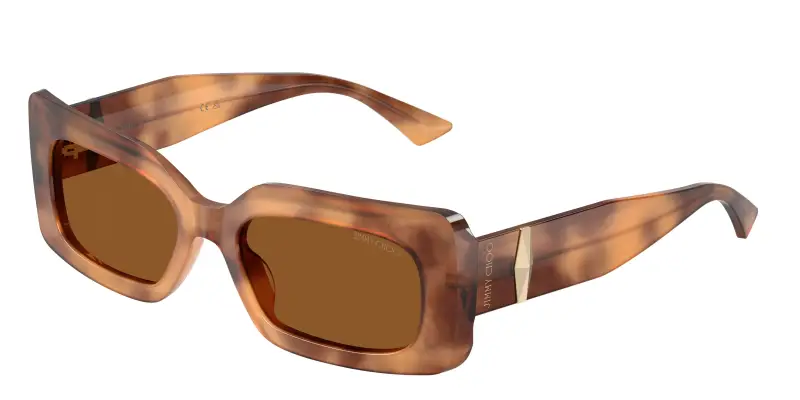 Donna Jimmy Choo JC5067 509673 Occhiali da sole Acetato Marrone Marrone Squadrata Normale