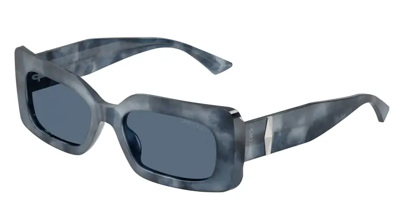 Donna Jimmy Choo JC5067 510980 Occhiali da sole Acetato Blu Blu Squadrata Normale