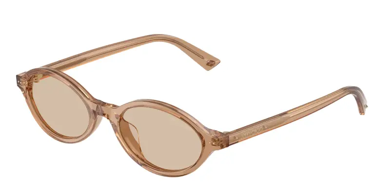 Donna Jimmy Choo JC5068U 507693 Occhiali da sole Acetato Marrone Marrone Rotonda Normale