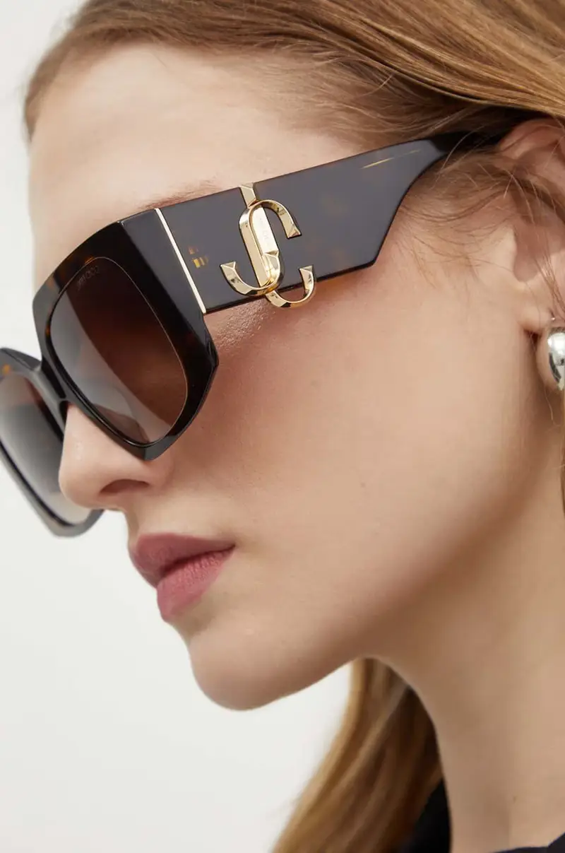 Jimmy Choo Occhiali da sole Donna Marrone 3941550 miniatura 2