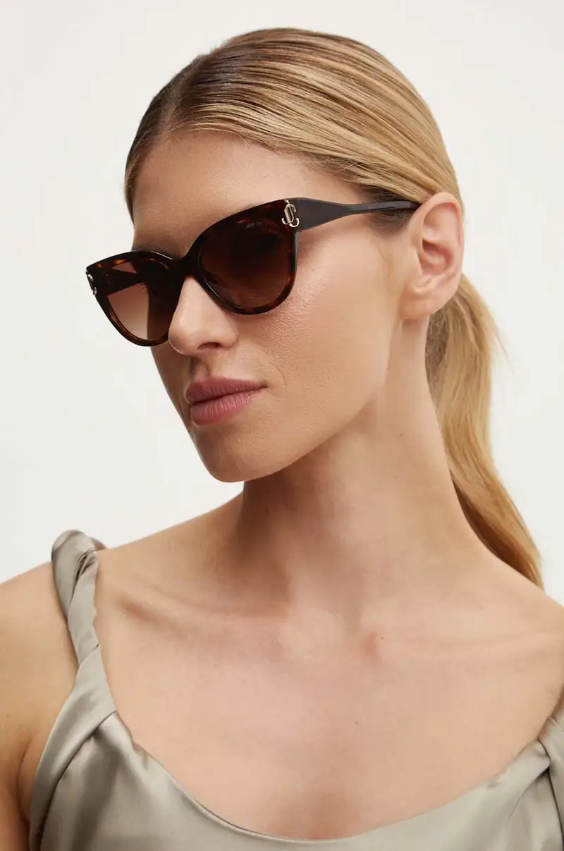 Jimmy Choo Occhiali da sole Donna Marrone 3617949