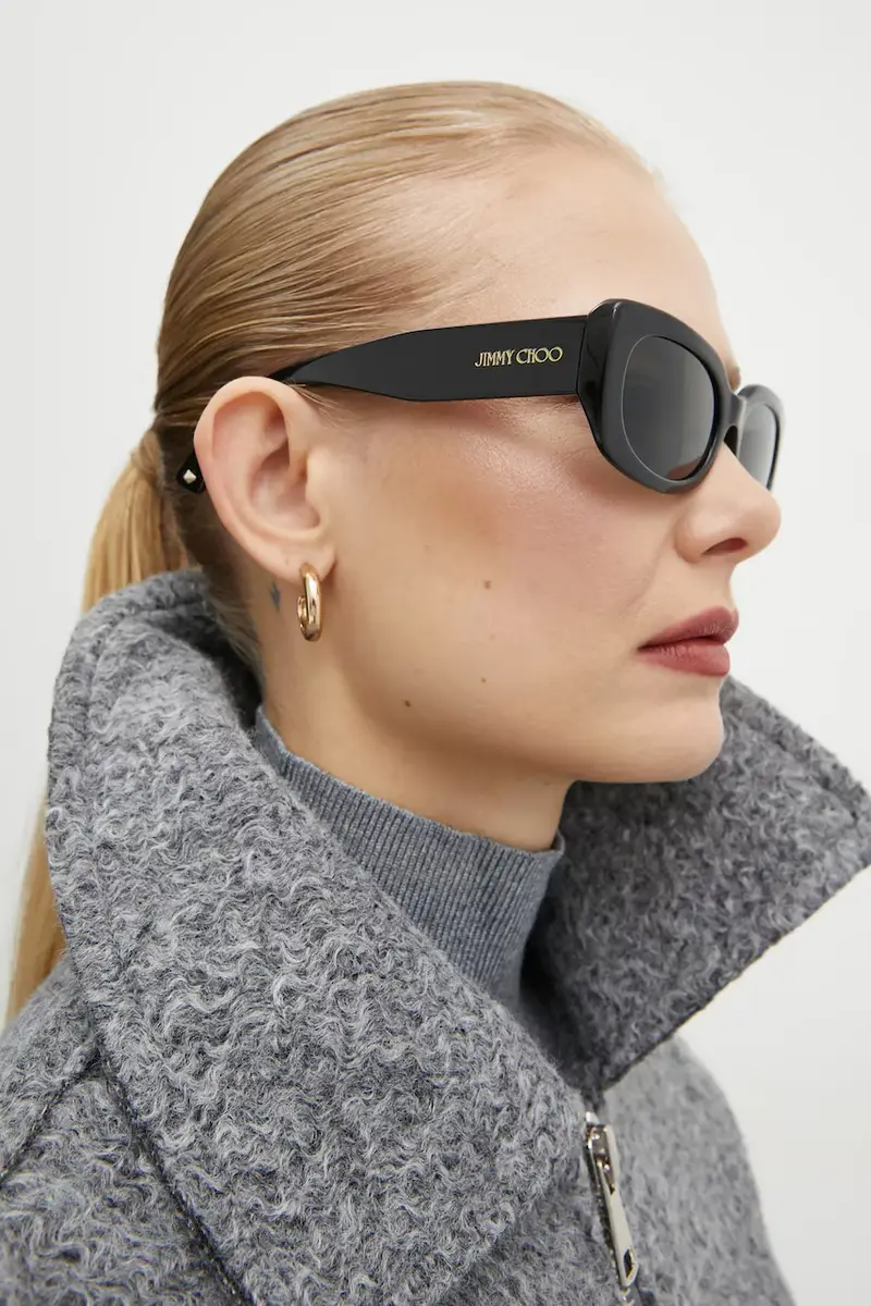 Jimmy Choo Occhiali da sole Donna Nero 3150261