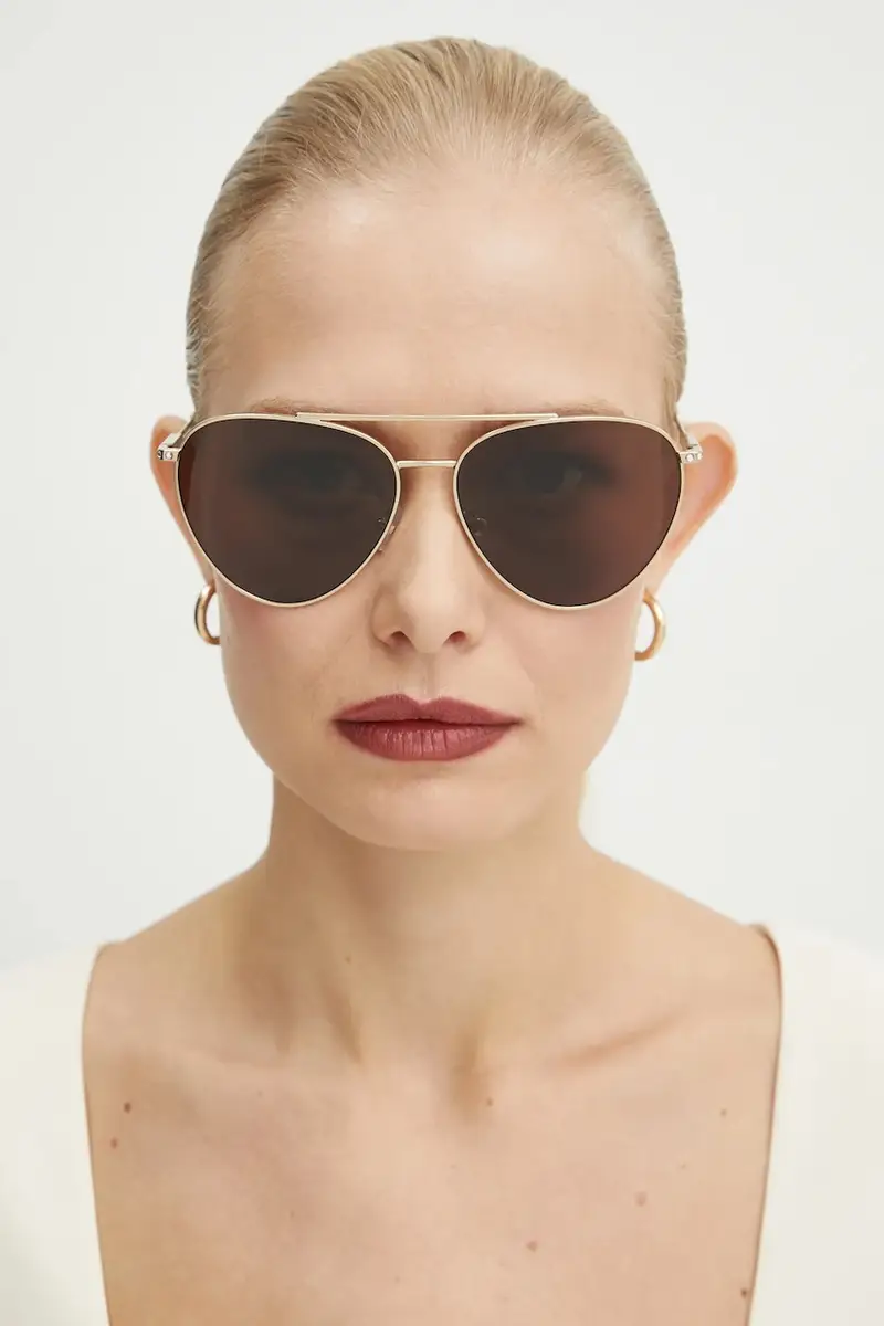 Jimmy Choo Occhiali da sole Donna Oro 2233238