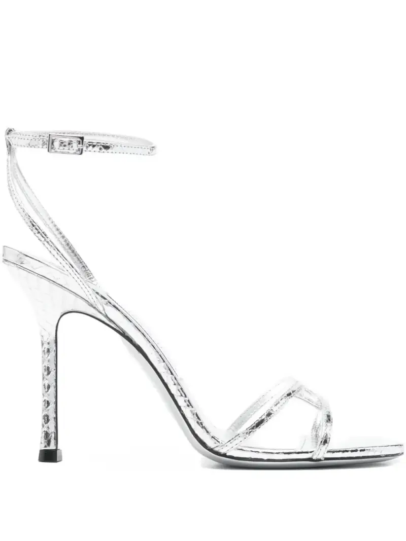 Jimmy Choo Sandali argento eleganti e raffinati