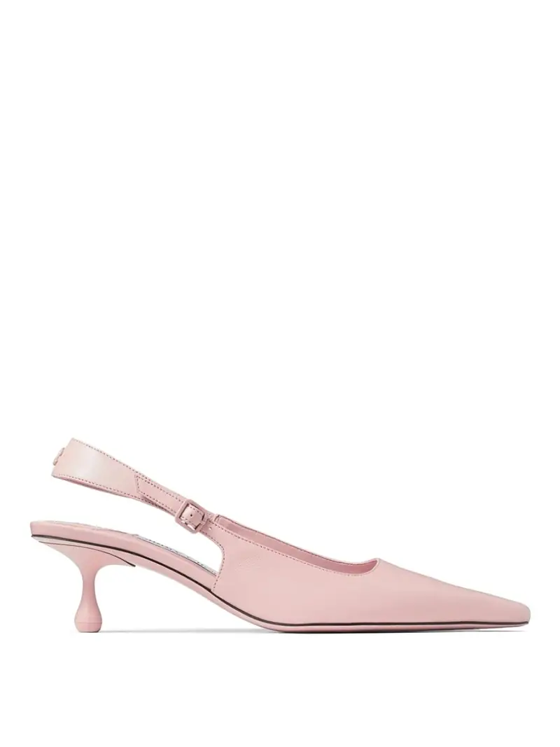 Slingback nera Rosa Chiaro