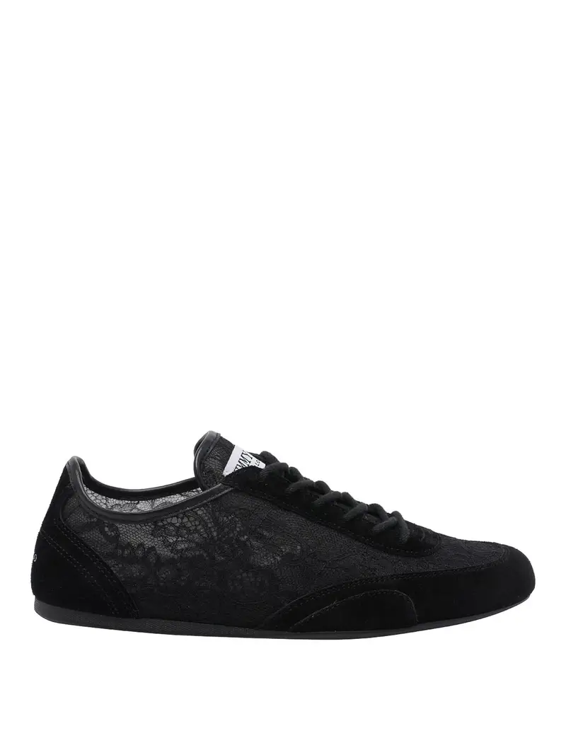 Sneakers soleggiate nere Nero