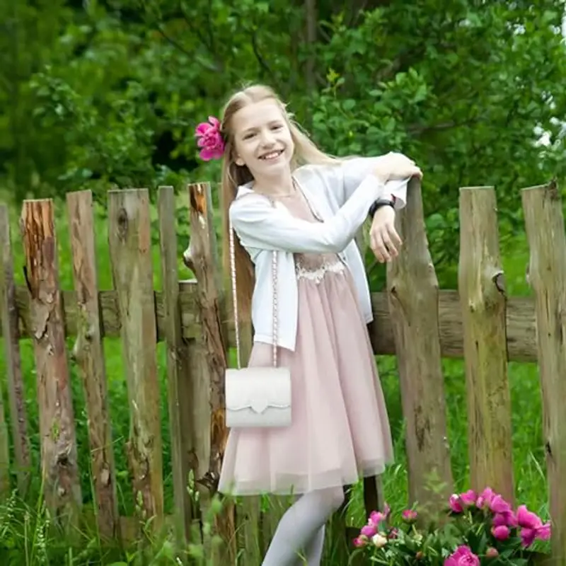 Jiusely Borsa a tracolla Bambina Bianco 1608441 miniatura 2