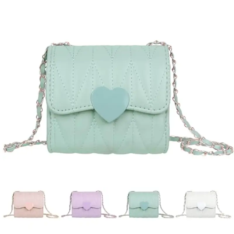 Jiusely Borsa a tracolla Bambina Verde 1608439