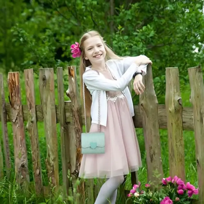 Jiusely Borsa a tracolla Bambina Verde 1608439 miniatura 2