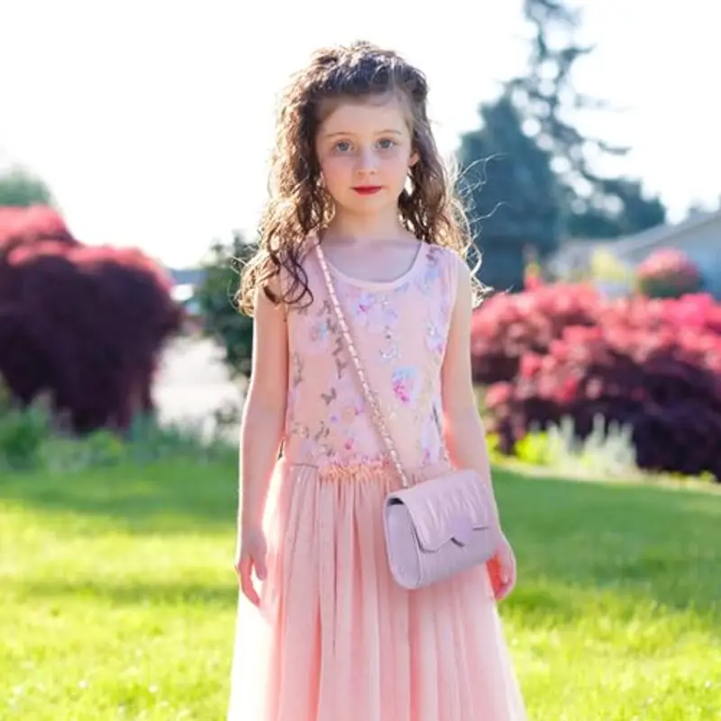 Jiusely Borsa a tracolla Bambina Viola 1608435 miniatura 2