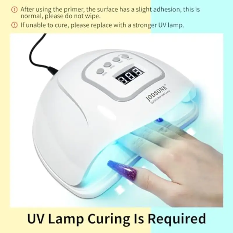 JODSONE 10ML Base Coat Smalto Gel Lucido Asciugatura Rapida Gel Durevole Soak Off Chiaro No Wipe Salone Unghie E Fai Da Te Casa miniatura 2