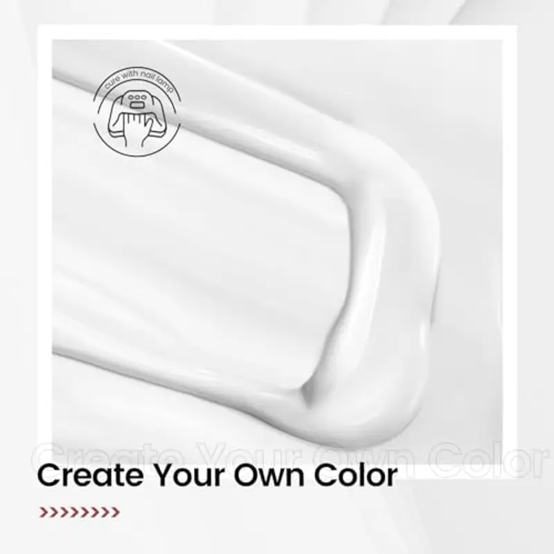 JODSONE 10ml Bianco Smalto Gel Led Smalto Gel Led Manicure Salon Diy a Casa miniatura 2