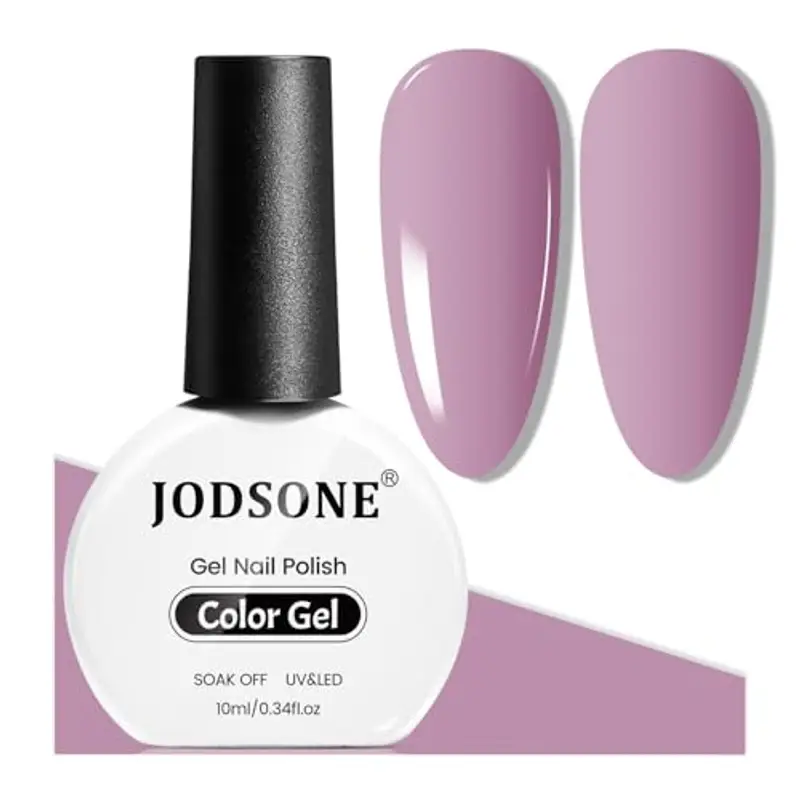 JODSONE Smalto per unghie in gel 10 ml Smalto per unghie in gel viola chiaro Soak Off U V LED Lampada per unghie Art Manicure Salon Fai da te Casa Regalo per donne Ragazze