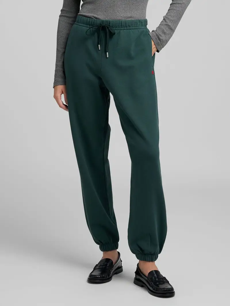 Jogger In Felpa Con Ricamo R