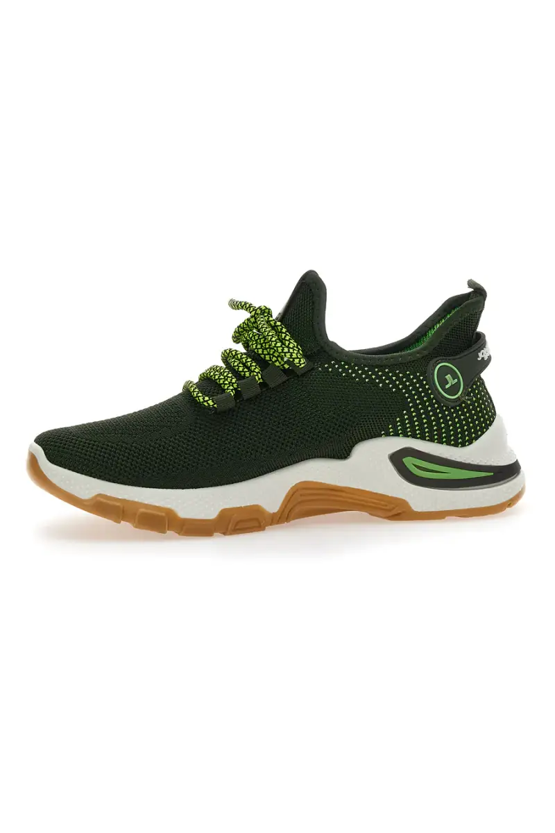 Sneakers Nero e Verde Johes Land 214000 [LIME] miniatura 3