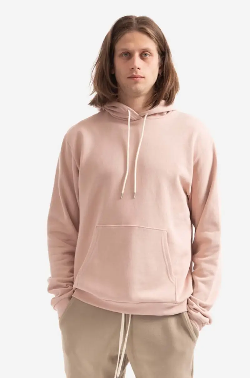 felpa in cotone Beach Hoodie uomo Rosa