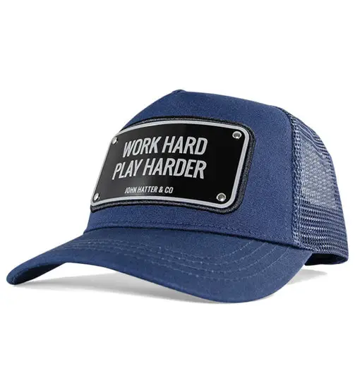 Work Hard Play Harder - cappellino Blue