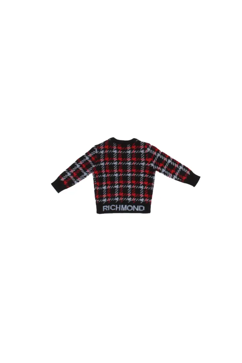 Felpa Unisex Junior JOHN RICHMOND Check Sweater didyr miniatura 2
