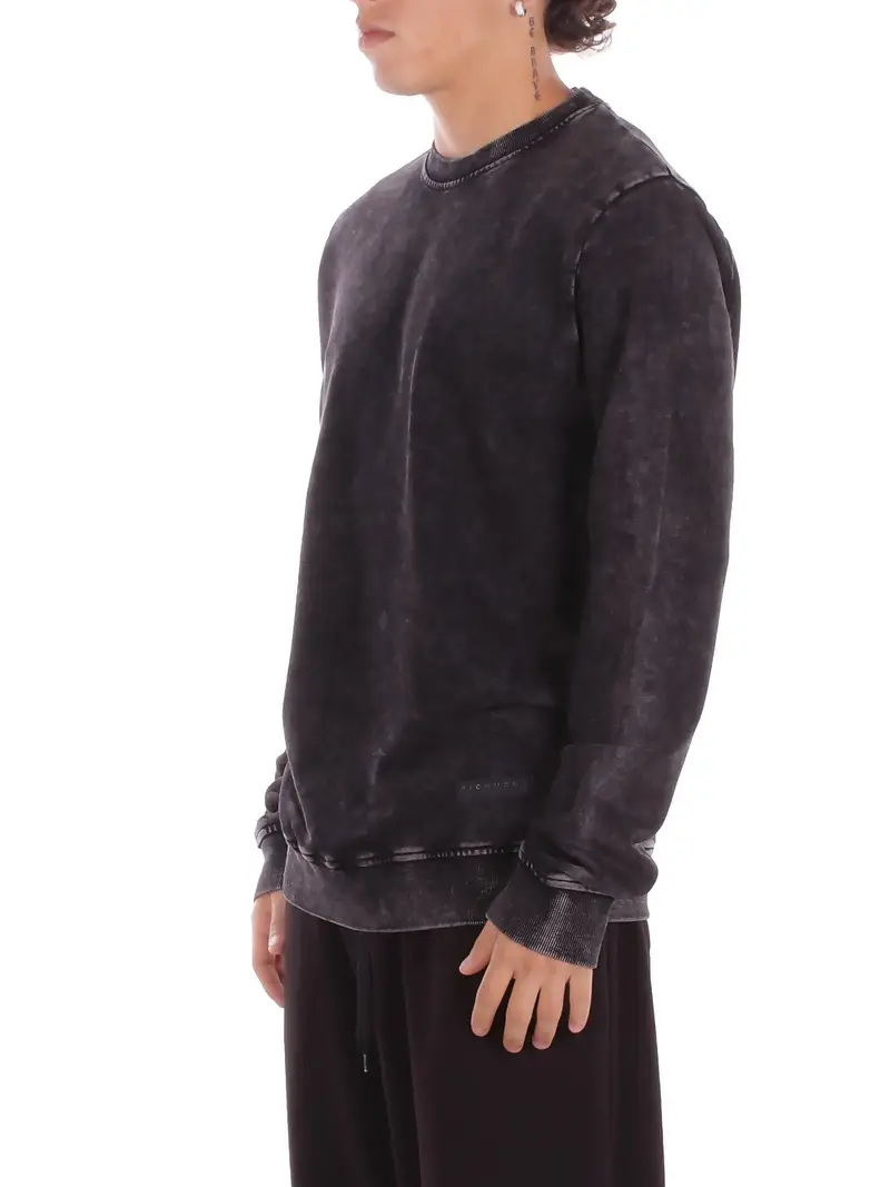 Felpa Uomo JOHN RICHMOND Black Sweatshirt koupan miniatura 2
