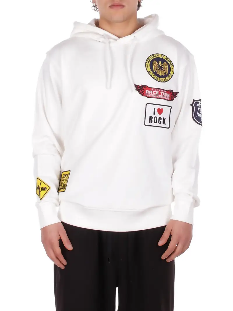 Felpa Uomo JOHN RICHMOND Off white Sweatshirt tubal