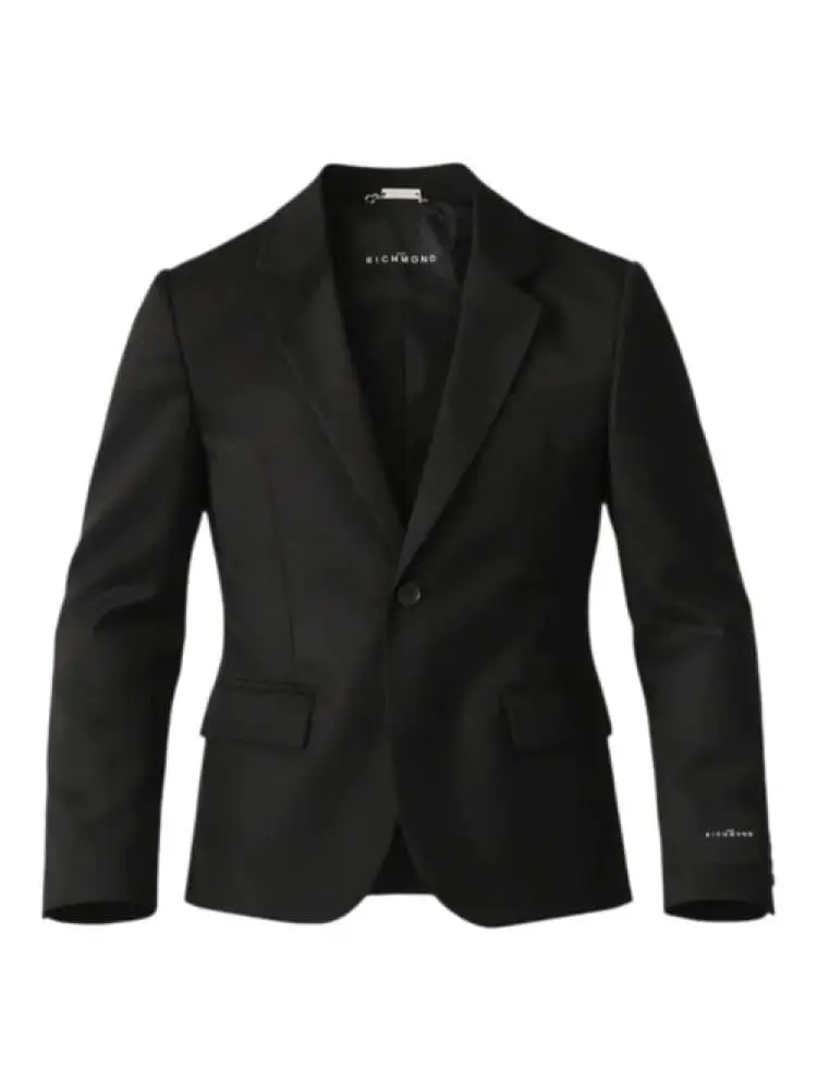 giacca kids/junior nera monopetto taglio classico