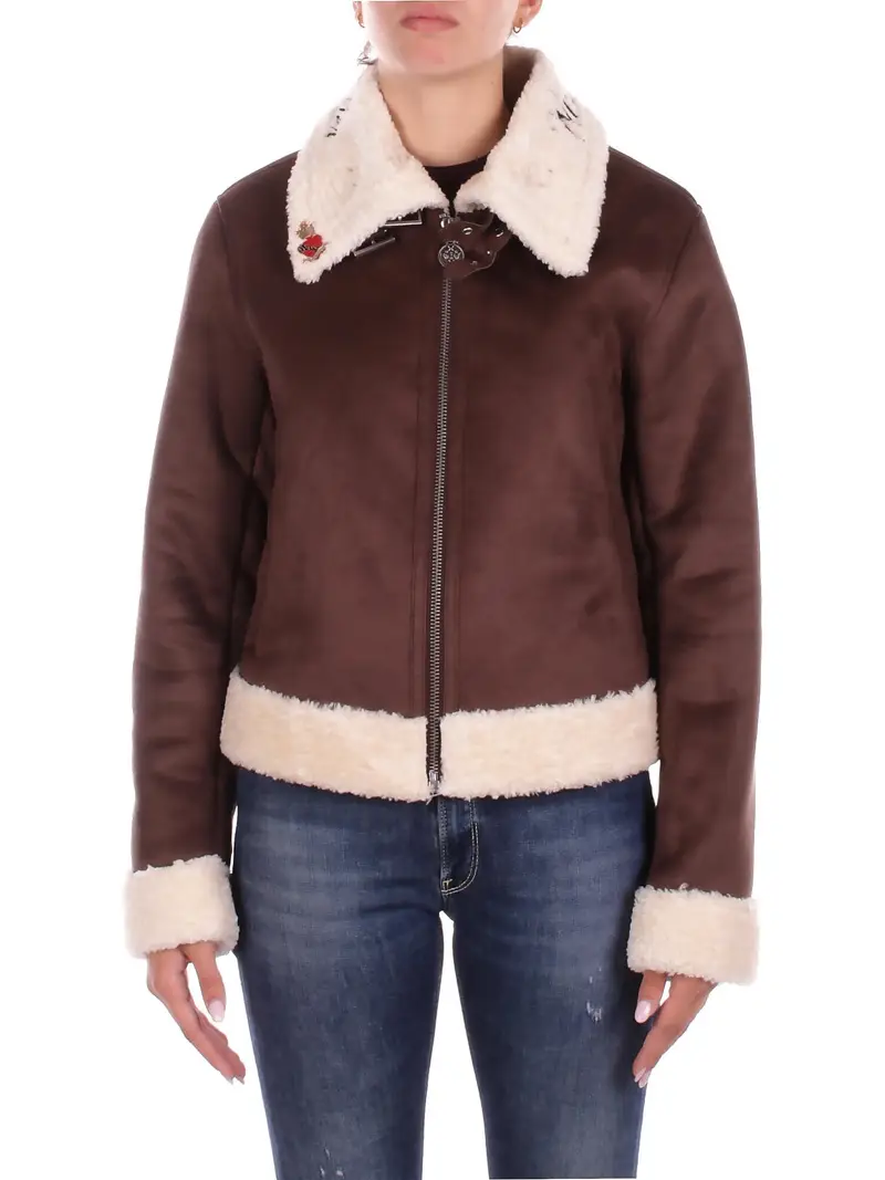 Giubbotto Donna JOHN RICHMOND Brown Jacket andreas