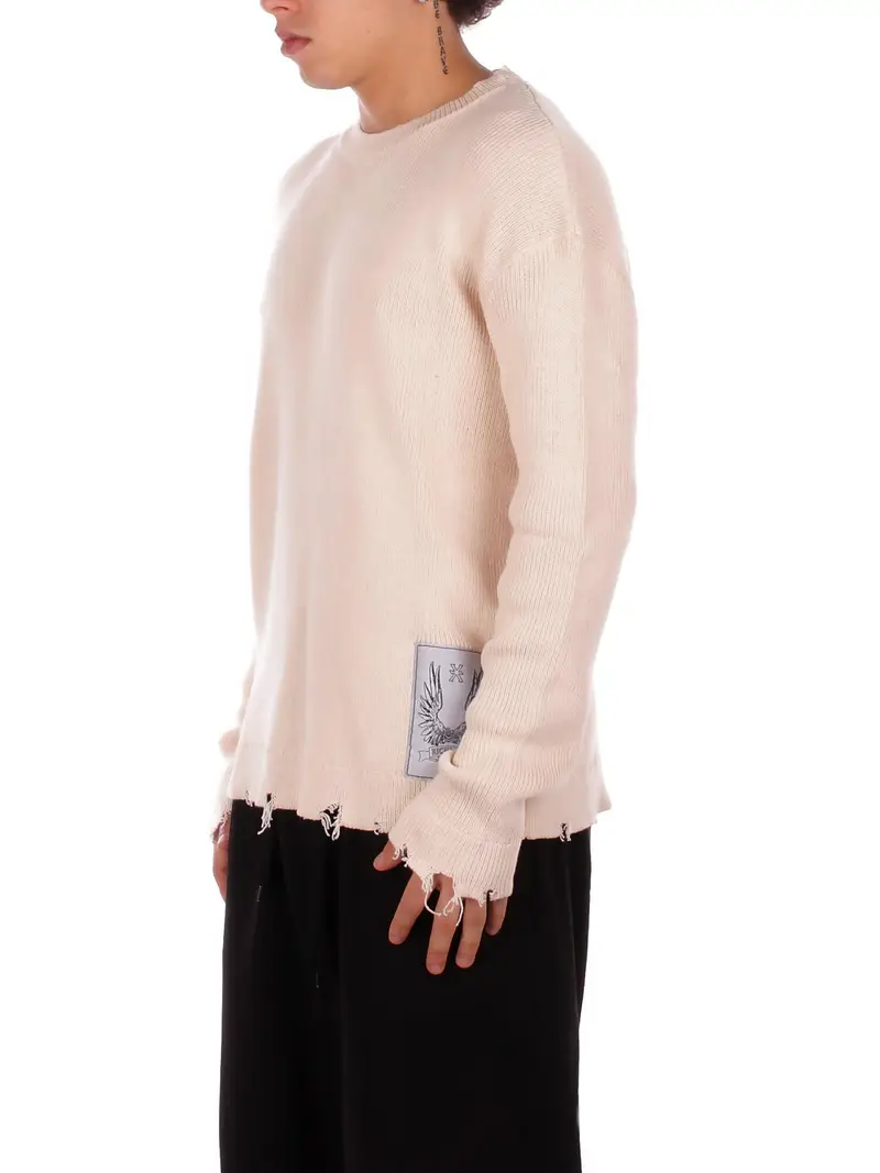 Maglia Uomo JOHN RICHMOND Beige Sweater budruk( miniatura 2