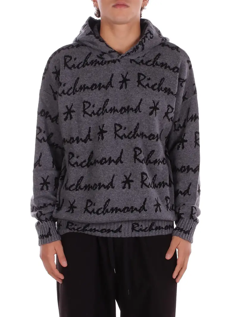 Maglia Uomo JOHN RICHMOND Grey Sweater makrekis